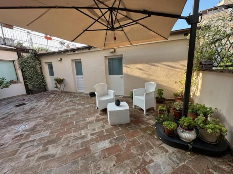 Affittacamere Il Cortile Chiaravalle Marche Eksteriør billede
